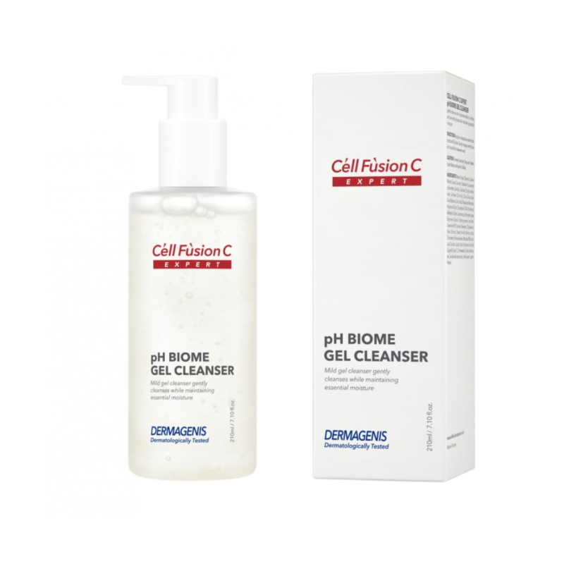 ŠVELNUS PUTOJANTIS PRAUSIKLIS „pH BIOME Gel Cleanser​“ Geliai 5