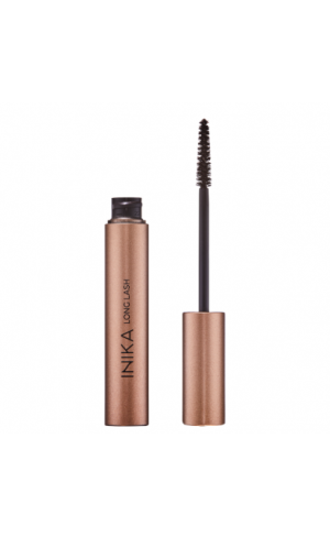 INIKA ORGANIC ilginamasis veganiškas blakstienų tušas – Black, 8 ml Akims