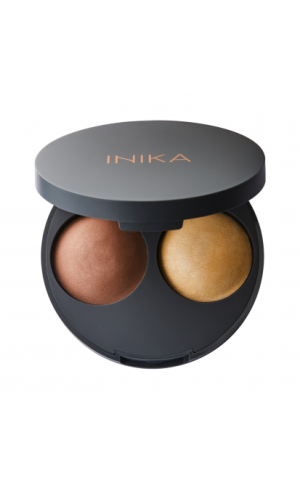 INIKA ORGANIC kompaktinė kontūravimo pudra – Teak, 5 g Dekoratyvinė kosmetika