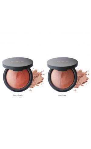INIKA ORGANIC kompaktiniai mineraliniai skaistalai DUO – Burnt Peach, 6.5 g Dekoratyvinė kosmetika 2