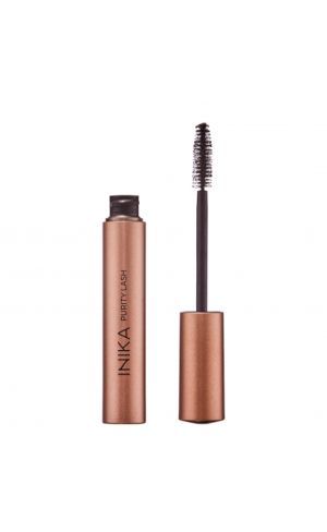 INIKA ORGANIC blakstienų tušas jautrioms akims – Black, 8.5 ml Akims