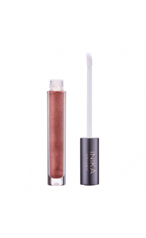 INIKA ORGANIC lūpų blizgis – Cinnamon, 5 ml Dekoratyvinė kosmetika