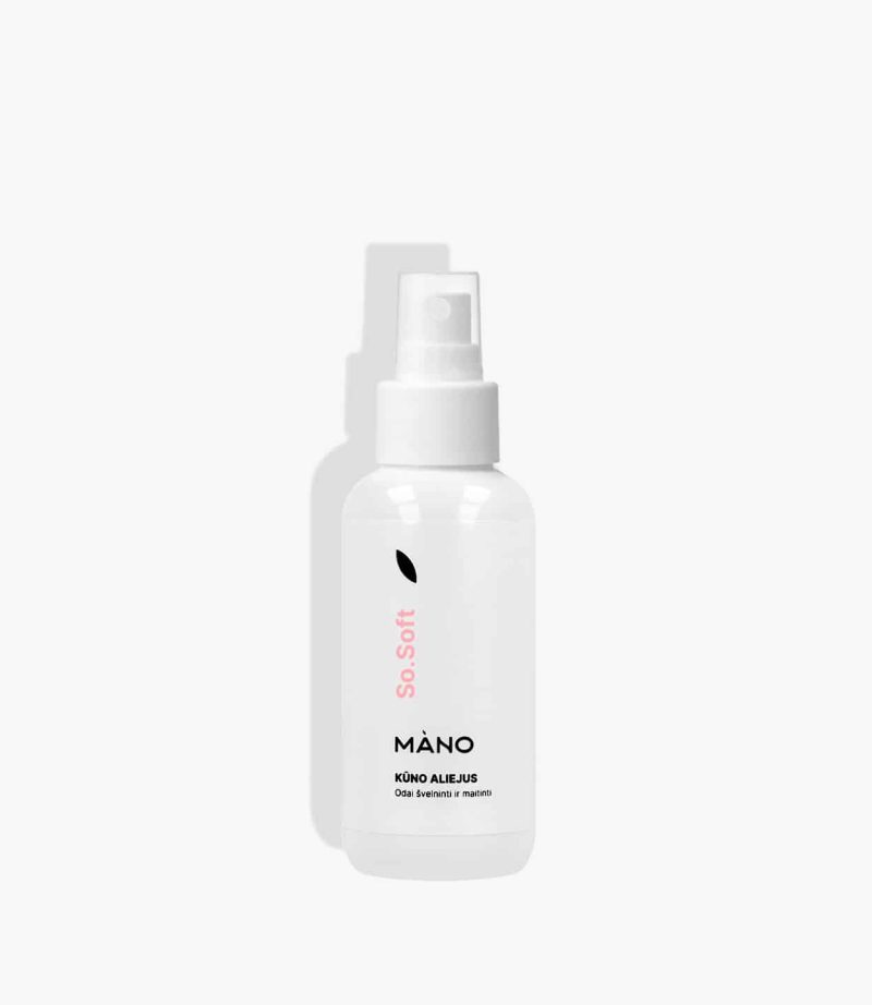 MANO Kūno aliejus odai švelninti ir maitinti So.Soft, 100 ml Kūno aliejai 5