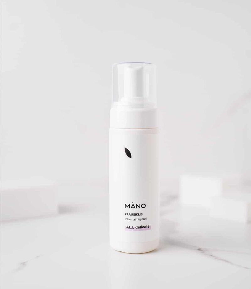 MANO Prausiklis intymiai higienai AL.L Delicate, 150 ml Kūnui 9