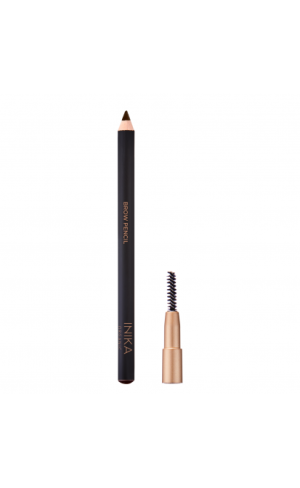 INIKA ORGANIC antakių pieštukas – Dark Brunette, 1.1 g Antakiams