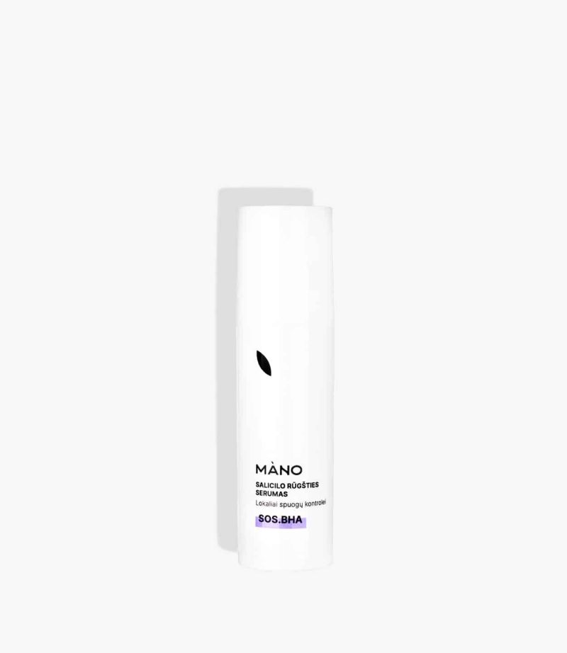 MANO Salicilo rūgšties serumas Lokaliai spuogų kontrolei SOS.BHA, 30 ml Veidui 5