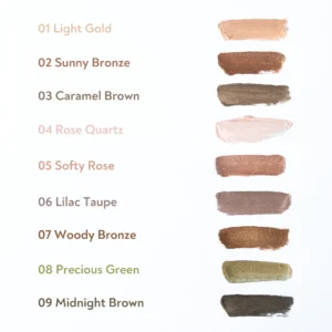 BLONDESISTER skysti akių šešėliai „Gloweye“ – Midnight Brown 09 2,5 ml Akims 2