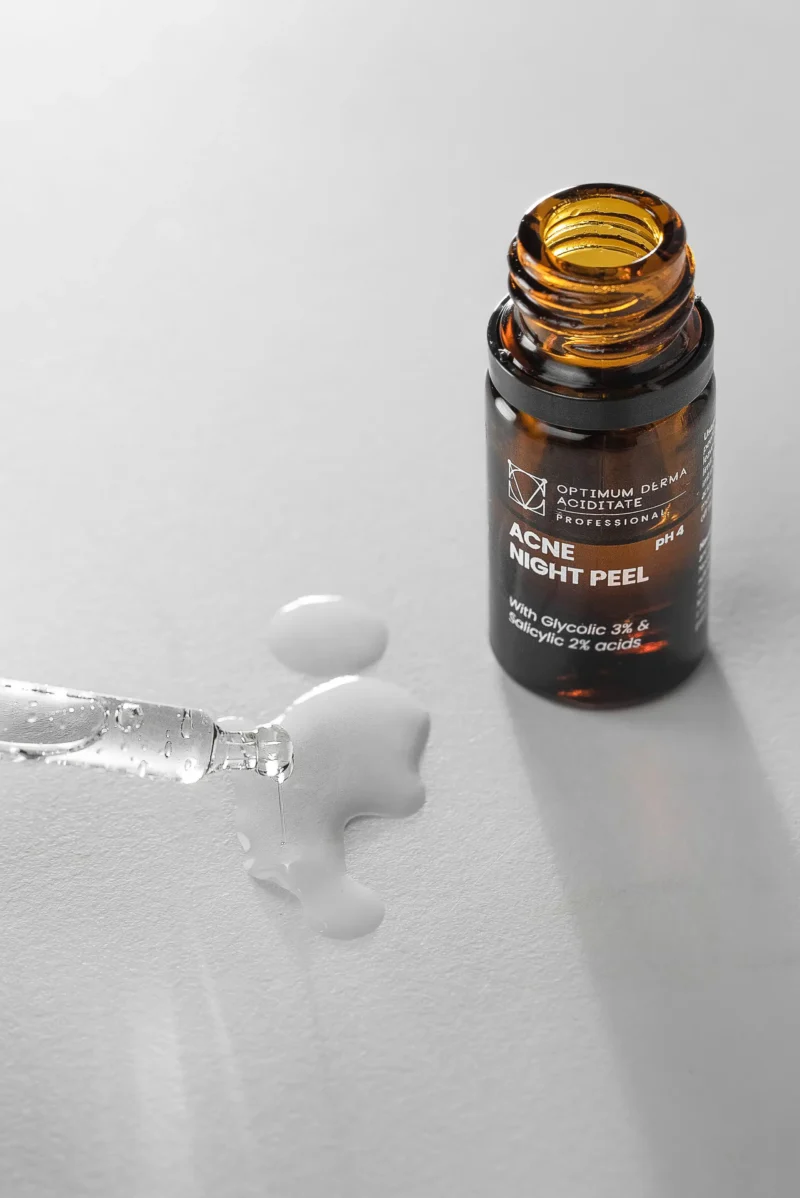 NAKTINIS PILINGAS SU GLIKOLIO IR SALICILIO RŪGŠTIMIS, 5 ml Šveitikliai 10