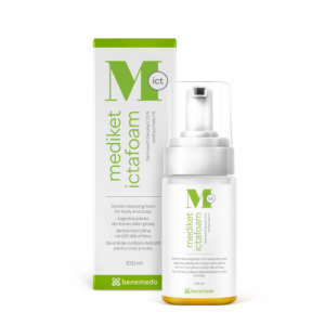 MEDIKET ICTAFOAM PRAUSIMOSI PUTOS, 100ml Prausikliai