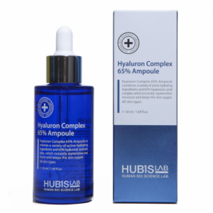 HUBISLAB AMPULĖ SU 65% HIALURONO RŪGŠTIES KOMPLEKSU, 50 ML Ampulės