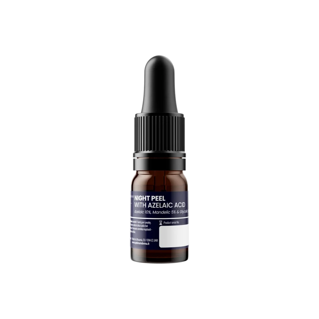 Naktinis pilingas su azelaino rūgštimi, 2×5 ml