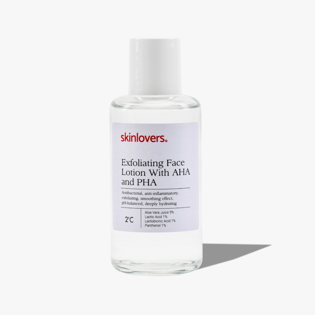 Skinlovers eksfoliuojantis veido losjonas su AHA ir PHA rūgštimis, 100 ml