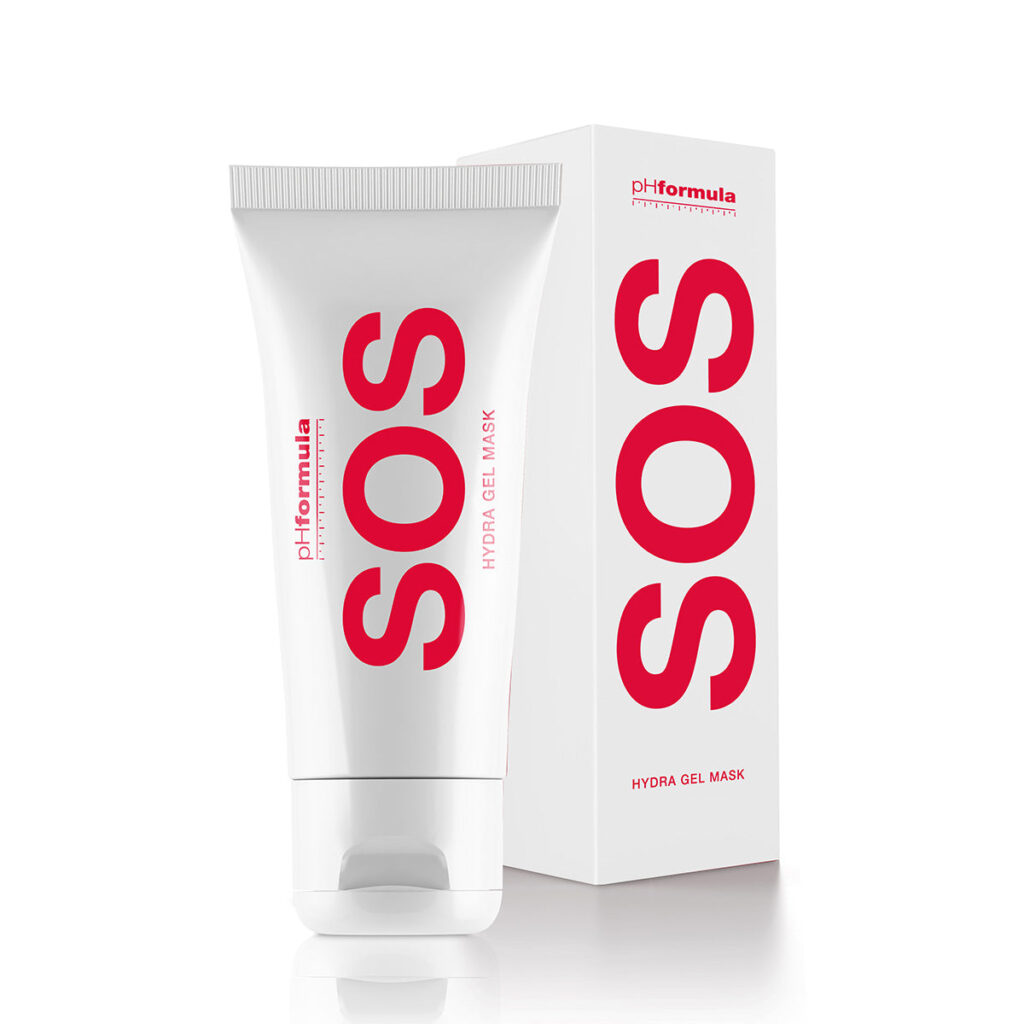 pH Formula SOS drėkinamoji želė kaukė, 50 ml
