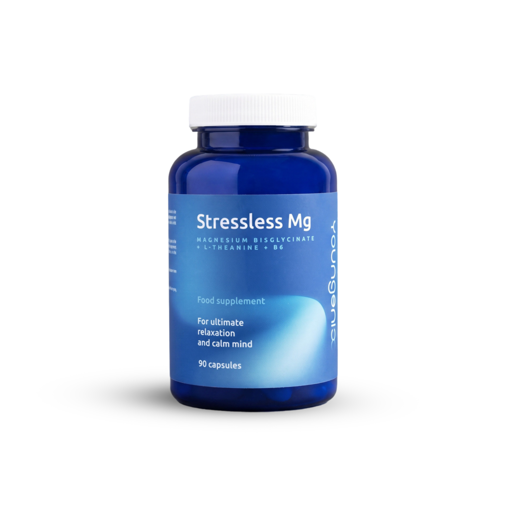 ZenYou StressLess magnio bisglicinatas + L-teaninas + vit. B6, 90 kapsulių