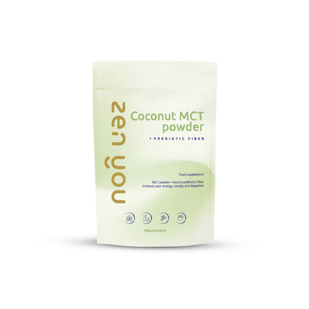 ZenYou MCT C8 aliejaus pudra su prebiotikais, 300 g
