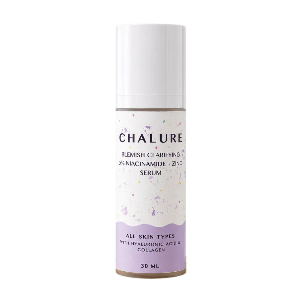 CHALURE Blemish Clarifying 5% Niacinamide + Zinc Serum serumas su niacinamidu ir cinku, 30 ml