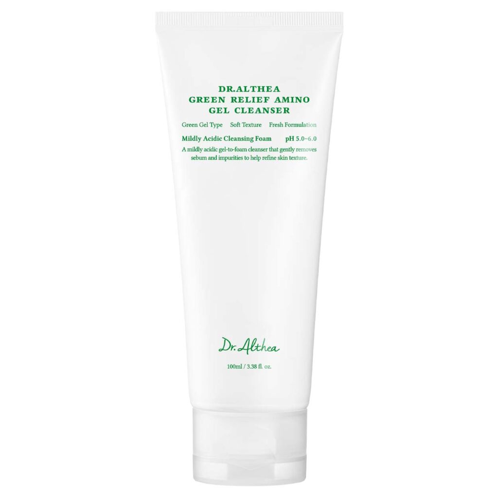 Dr. Althea Green Relief Amino Gel Cleanser veido prausiklis, 100 ml