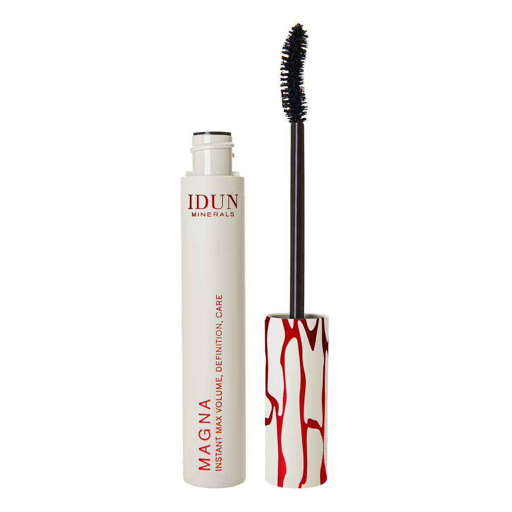 IDUN Minerals apimties ir ryškumo suteikiantis blakstienų tušas Magna, 13 ml
