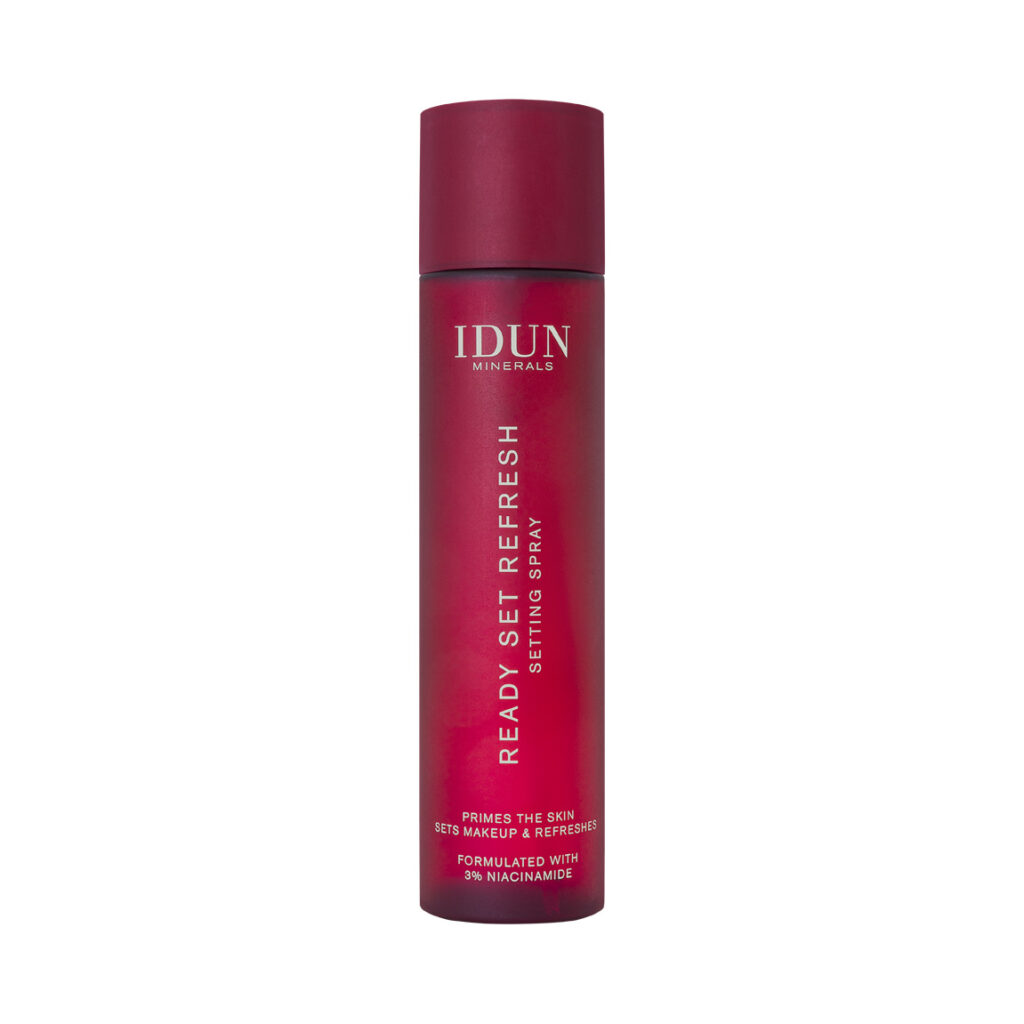 IDUN Minerals Ready Set Refresh daugiafunkcinė veido dulksna su niacinamidu