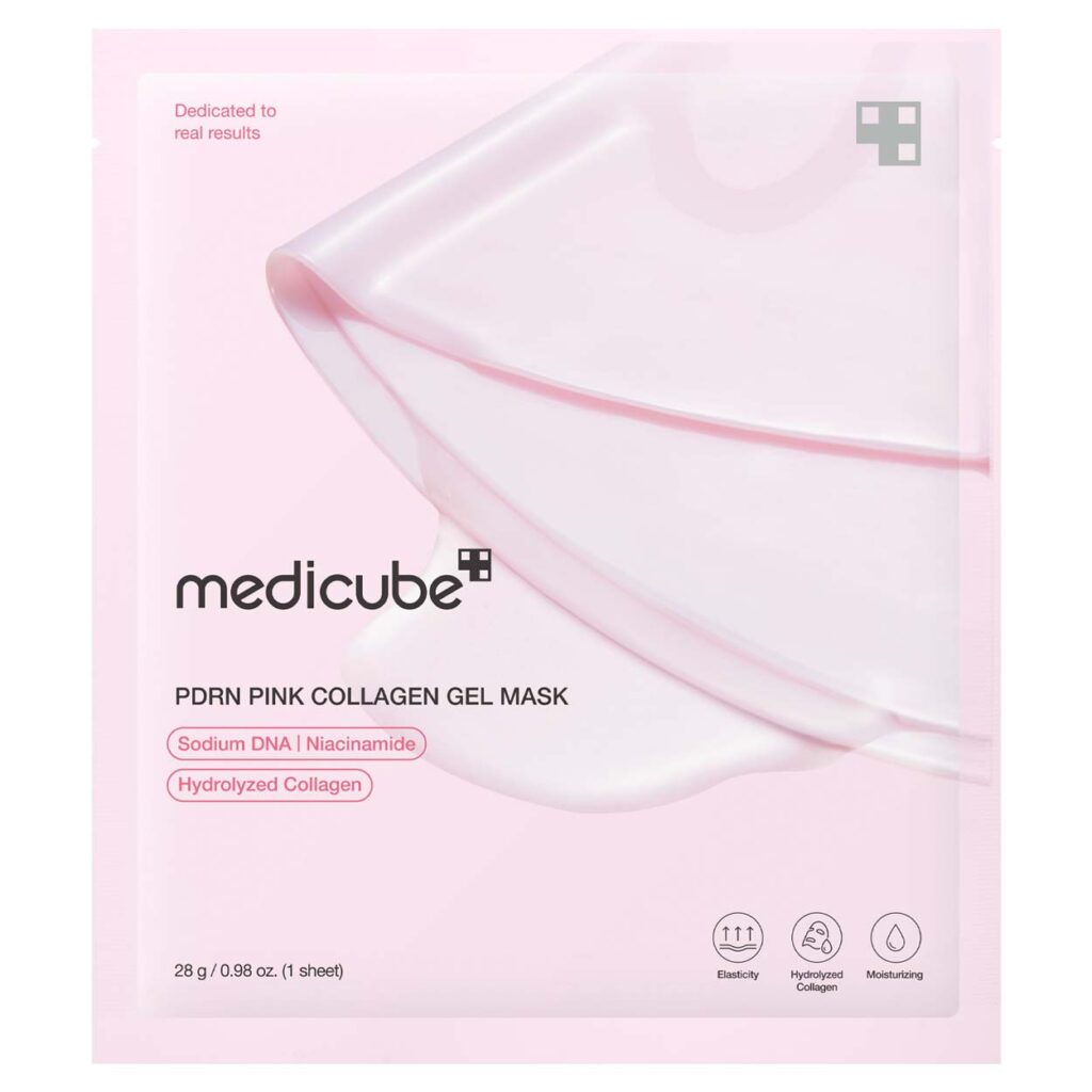 MEDICUBE PDRN Pink Collagen Gel Mask gelinė lakštinė veido kaukė, 28 g