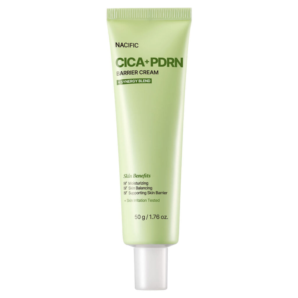 NACIFIC Cica + PDRN Barrier Cream barjerinis veido kremas, 50 g