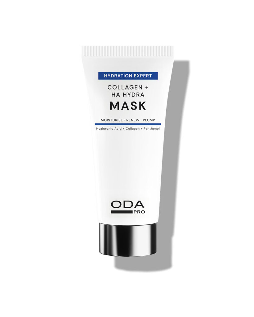 ODA PRO Collagen + HA Hydra Mask drėkinamoji kaukė su kolagenu ir hialurono rūgštimi, 50 ml