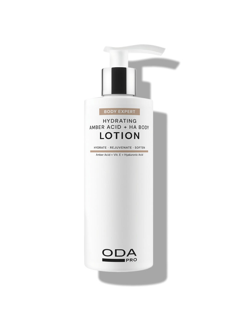 ODA PRO Hydrating Amber + HA Body Lotion drėkinamasis kūno losjonas su gintaro ir hialurono rūgštimis, 200 ml