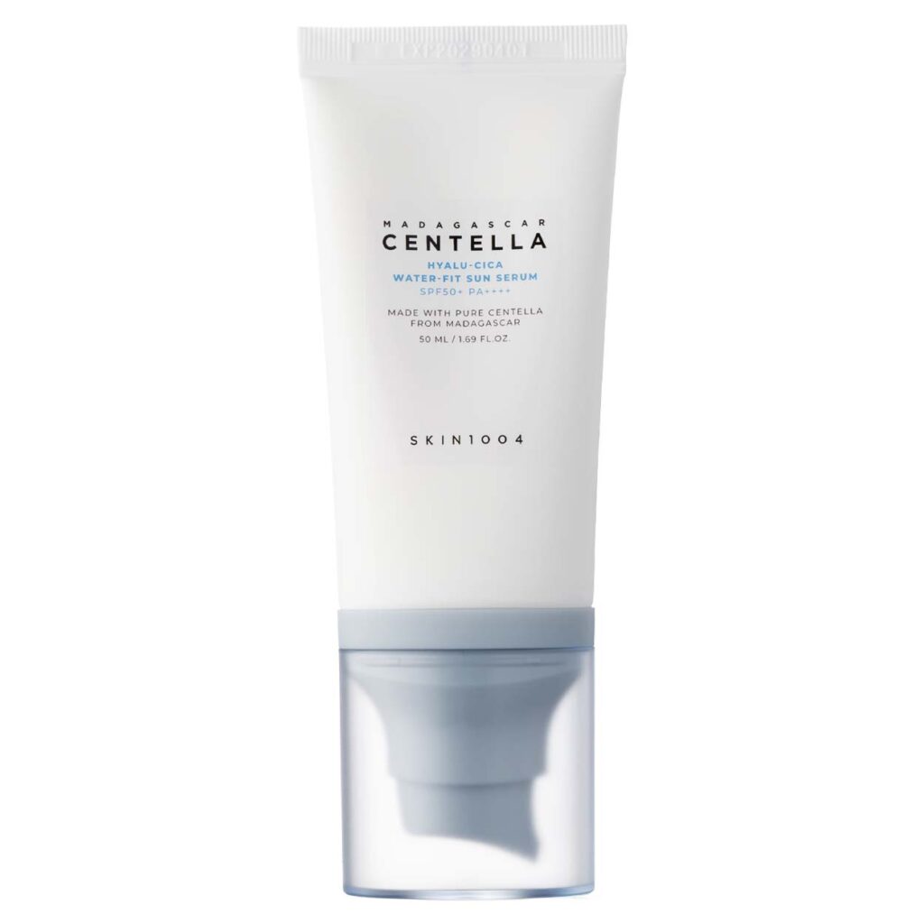 SKIN1004 Madagascar Centella Hyalu-Cica Water-Fit Sun Serum SPF 50 apsauginis serumas nuo saulės, 50 ml