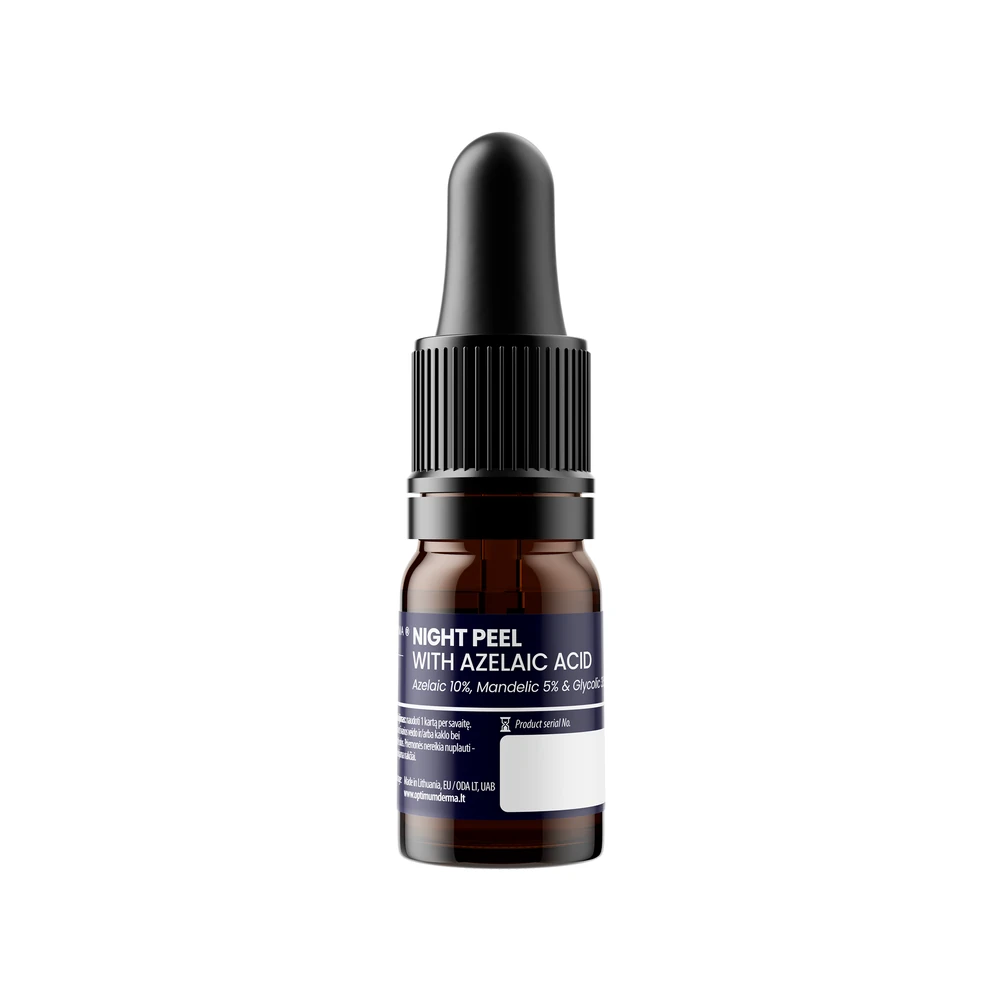 Naktinis pilingas su azelaino rūgštimi, 2×5 ml