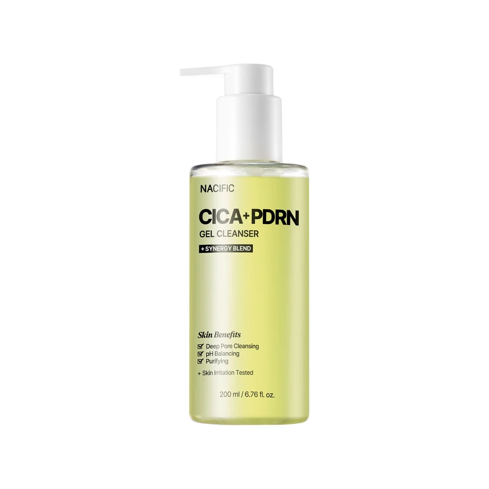 NACIFIC Cica + PDRN Gel Cleanser veido prausiklis, 200 ml