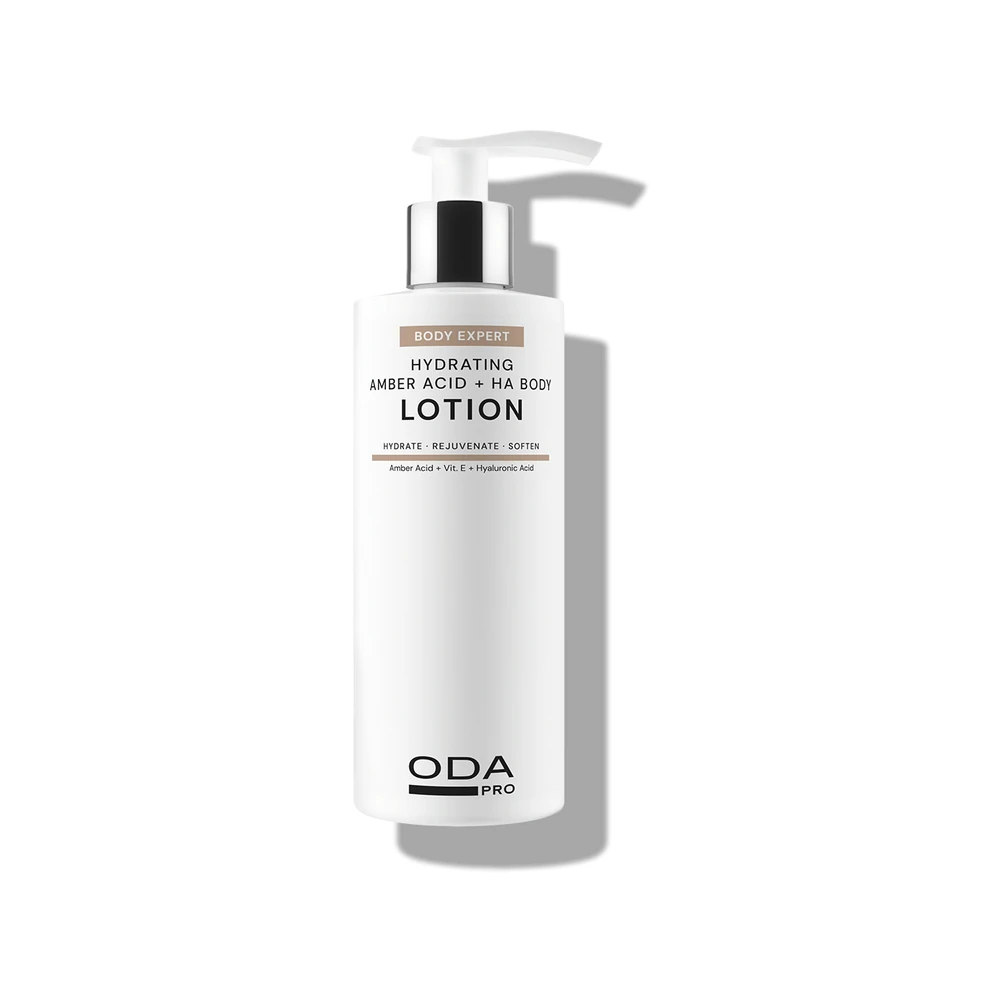 ODA PRO Hydrating Amber + HA Body Lotion drėkinamasis kūno losjonas su gintaro ir hialurono rūgštimis, 200 ml