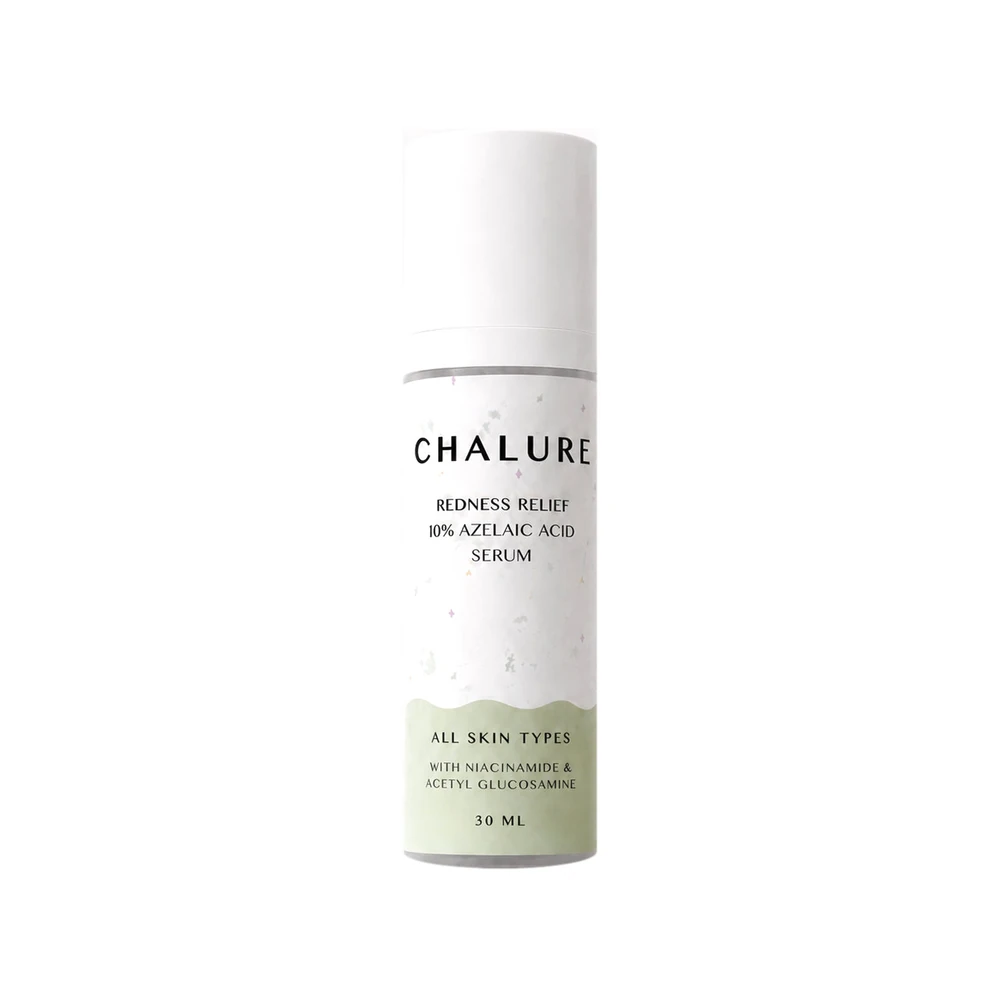 CHALURE Redness Relief 10% Azelaic Acid Serum raudonį mažinantis serumas su azelaino rūgštimi, 30 ml