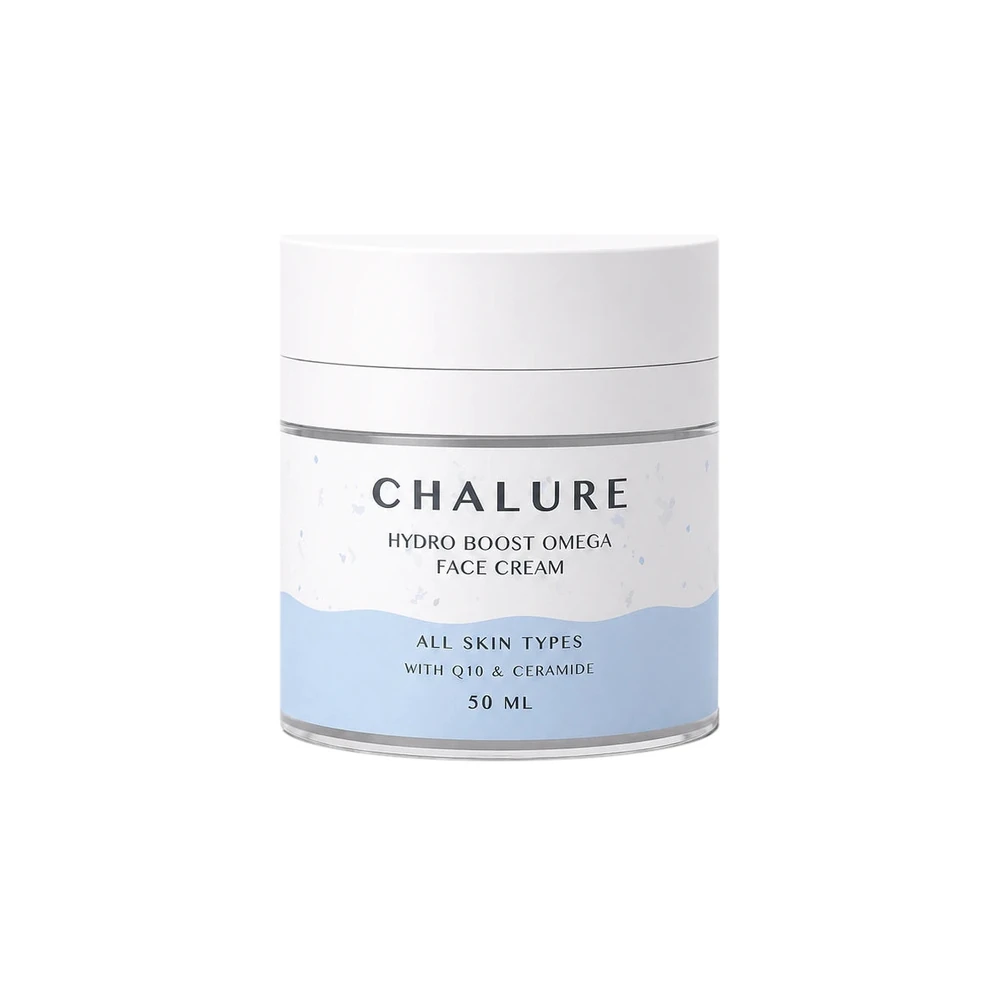 CHALURE Hydro Boost Omega Face Cream intensyviai drėkinantis omega veido kremas, 50 ml
