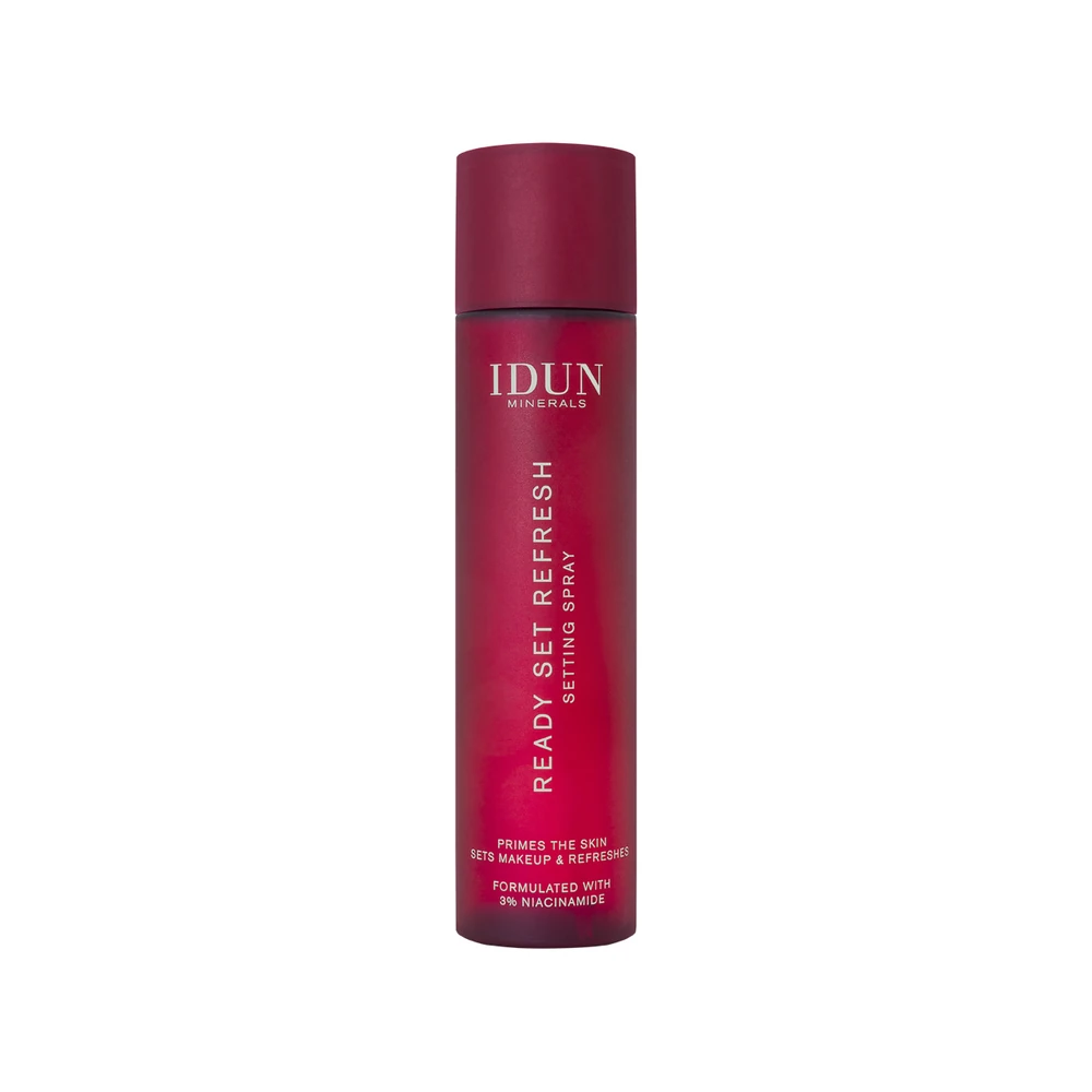 IDUN Minerals Ready Set Refresh daugiafunkcinė veido dulksna su niacinamidu