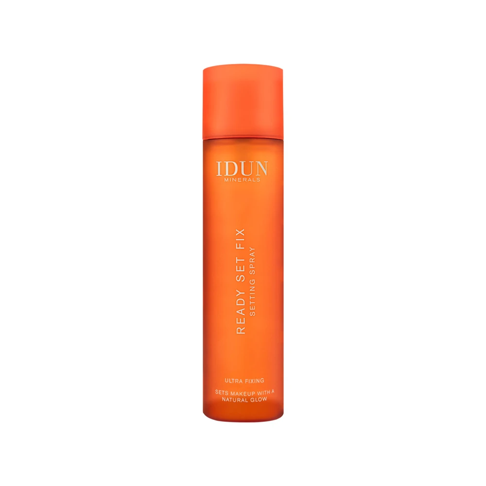 IDUN Minerals Ready Set Fix makiažą fiksuojanti veido dulksna